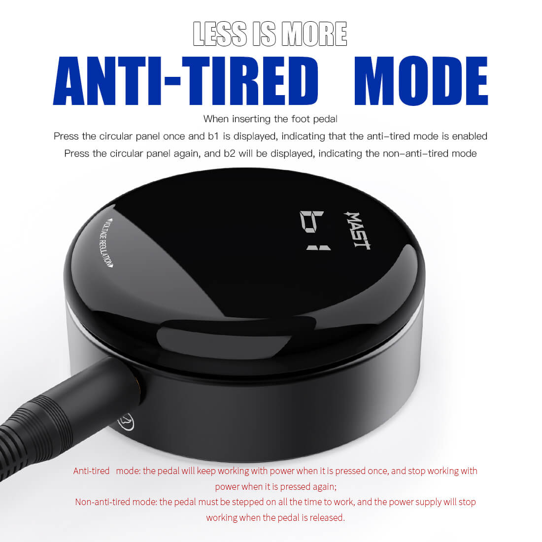 Mast Circle Tattoo Power Supply OLED Simple Power for Tattoo Machines - The Perma