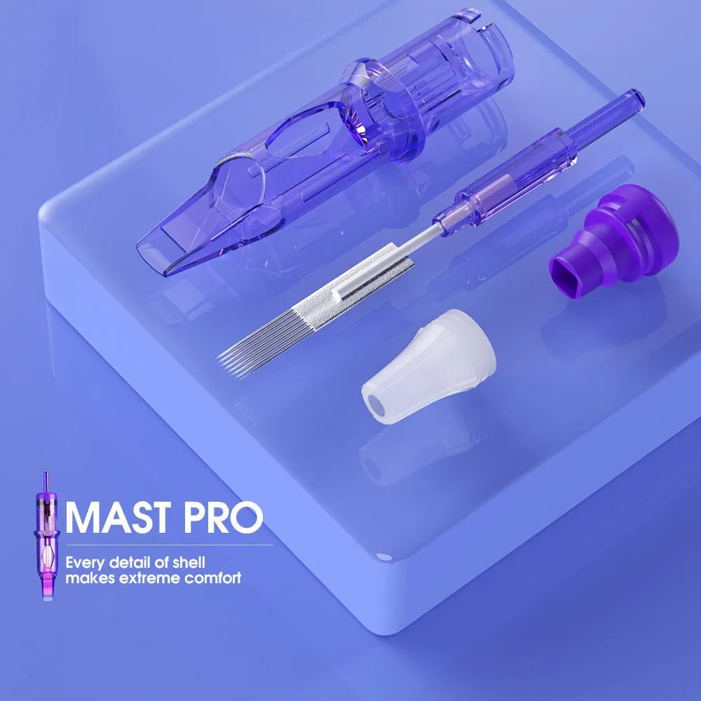 Mast PRO 1 Round Liner membrane cartridge close-up of the needle tip